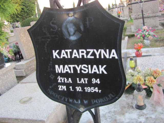 Katarzyna Matysiak 1860 Garbatka Letnisko - Grobonet - Wyszukiwarka osób pochowanych