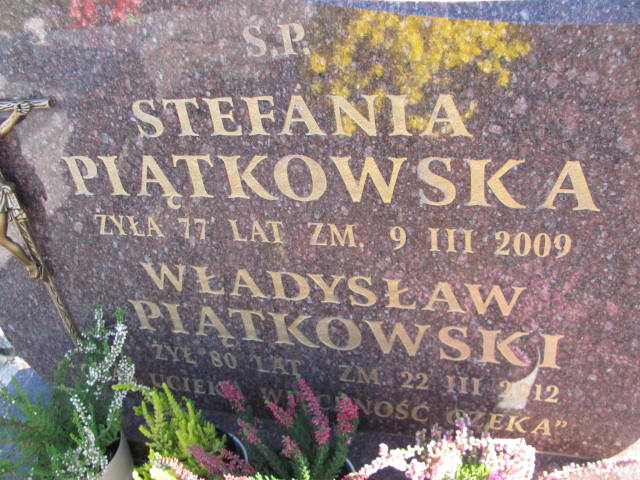 Stefania Piątkowska 1931 Garbatka Letnisko - Grobonet - Wyszukiwarka osób pochowanych